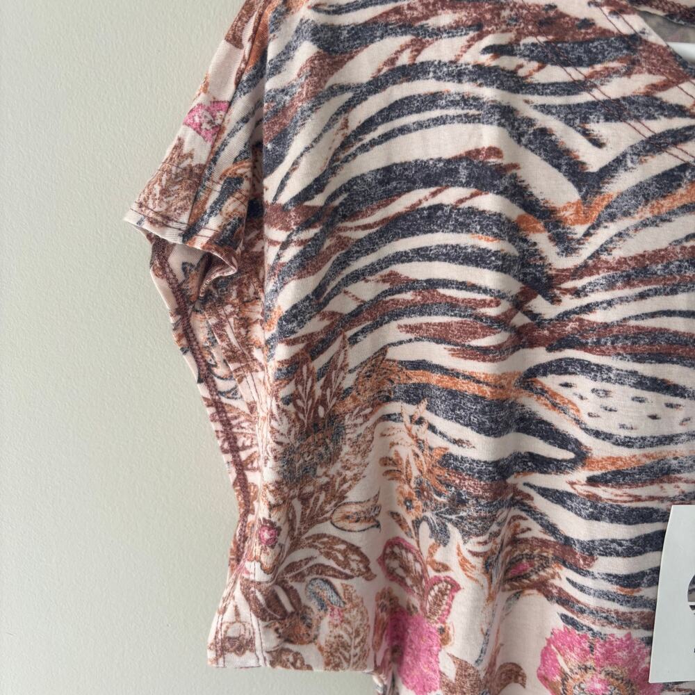 NWT Daily Practice Anthropologie Side Ruched Mini Dress Stretch Boho Clingy Sz S - Picture 8 of 11